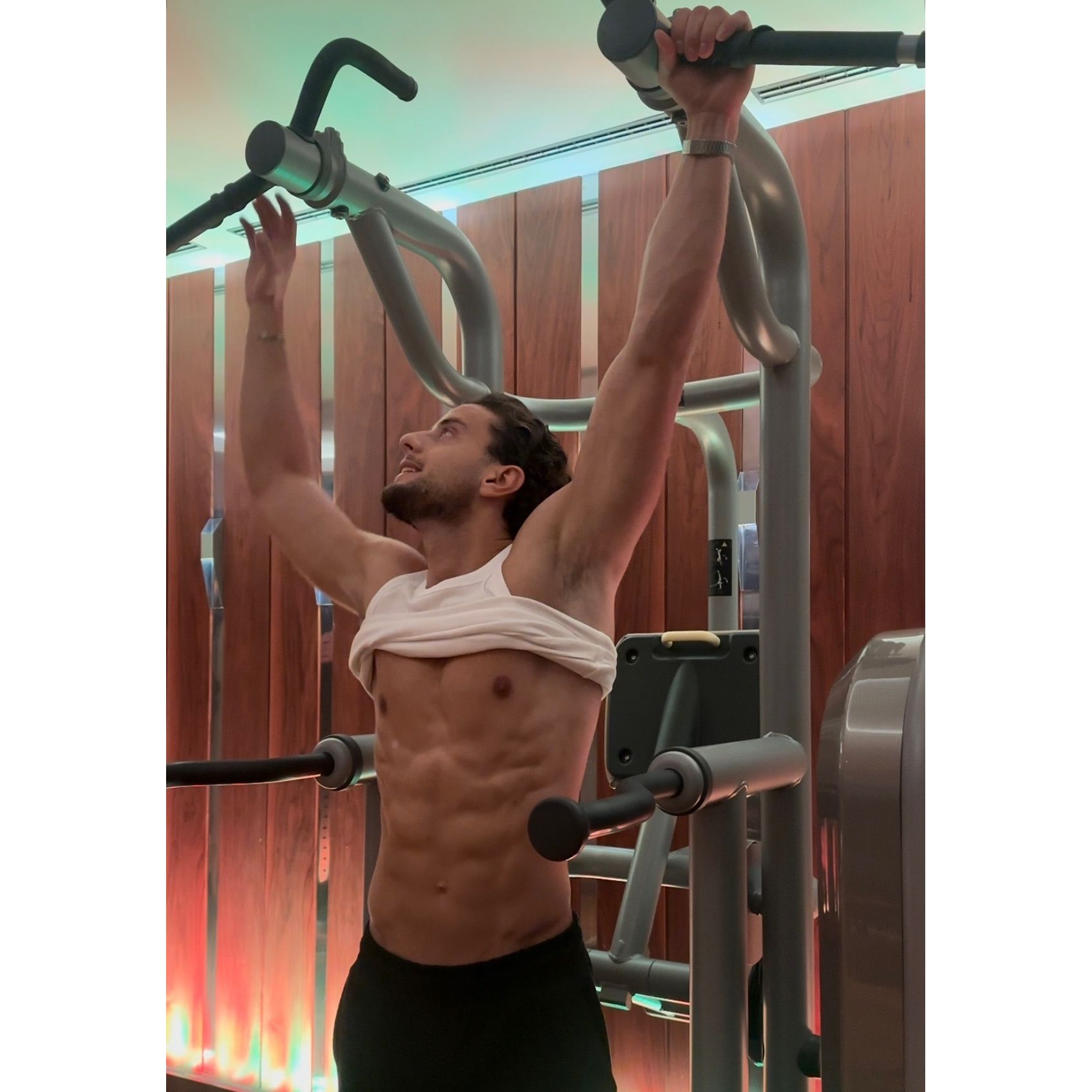 Pull-ups, training session